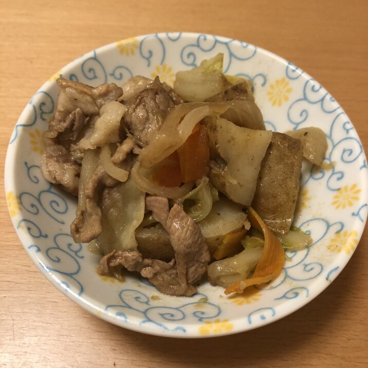 豚バラで作る肉じゃが